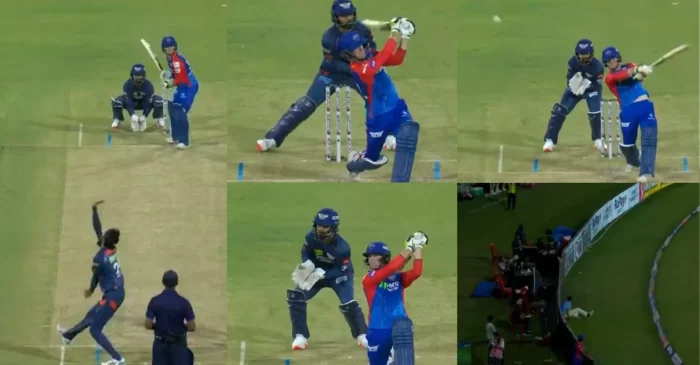 IPL 2024 [WATCH]: Jake Fraser-McGurk demolishes Krunal Pandya with 3 sixes in an over during LSG vs DC clash