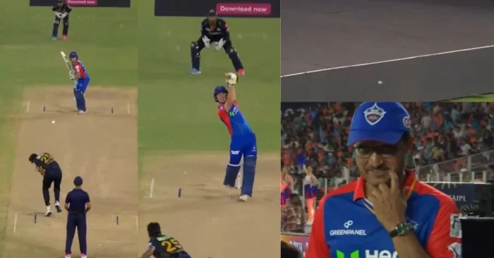 WATCH: Sourav Ganguly’s priceless response as Jake Fraser-McGurk smashes first ball for six in GT vs DC clash | IPL 2024