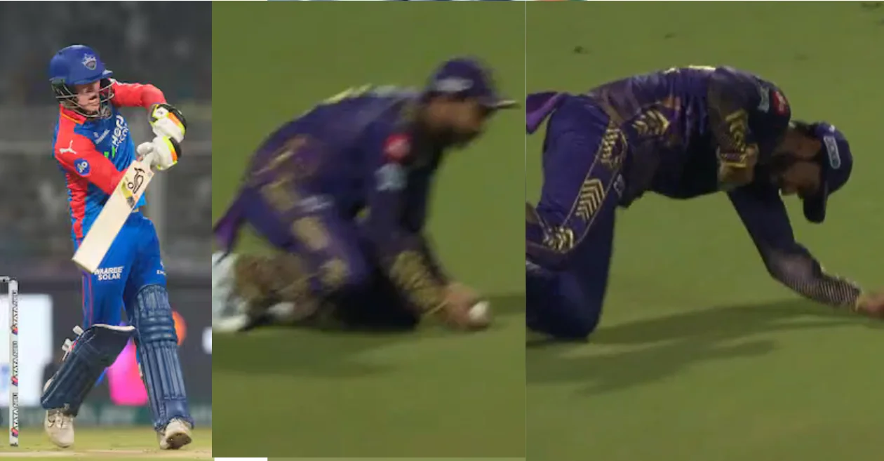 IPL 2024 [WATCH]: Venkatesh Iyer dismisses Jake Fraser-McGurk with a phenomenal catch in KKR vs DC game