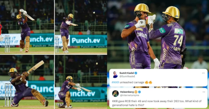 IPL 2024: Fans couldn’t keep calm as KKR posts second-highest team total of tournament history during clash against DC