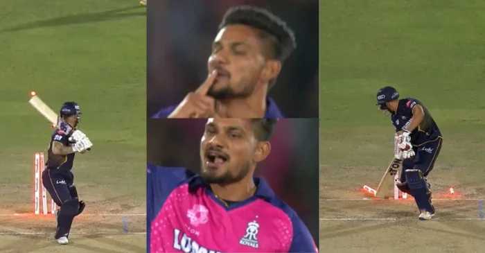 IPL 2024 [WATCH]: Rajasthan Royals’ Kuldeep Sen wreaks havoc with his fast bowling against Gujarat Titans
