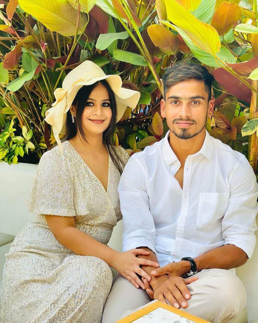 Praveen Dubey and his wife Moon Dubey