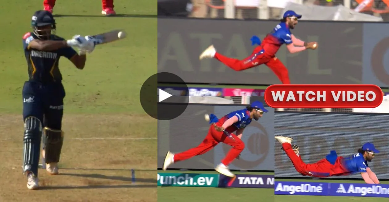 Check out Rajat Patidar’s amazing save from a boundary in the GT vs RCB match during IPL 2024