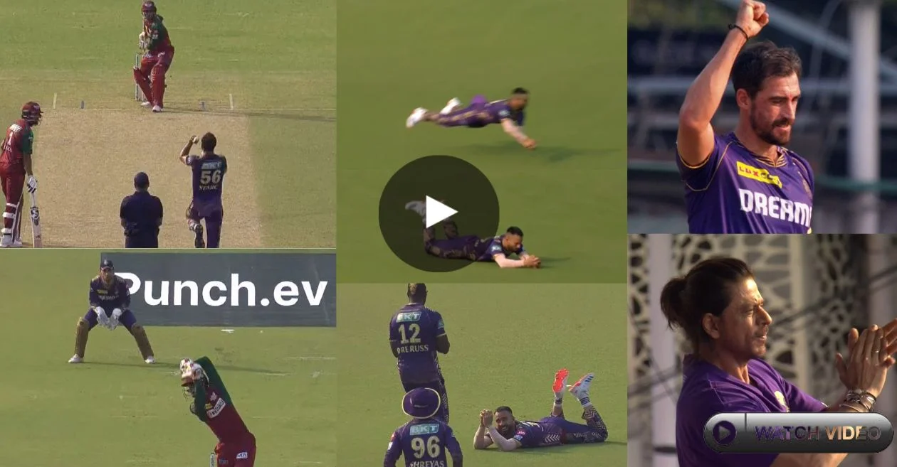 IPL 2024 [WATCH] ‘Flying’ Ramandeep Singh takes a remarkable catch to