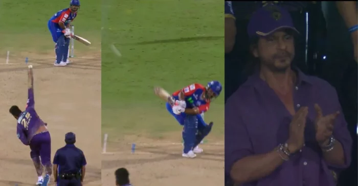 IPL 2024 [WATCH]: Rishabh Pant’s exceptional no-look six prompts Shah Rukh Khan to give a standing ovation during DC vs KKR clash