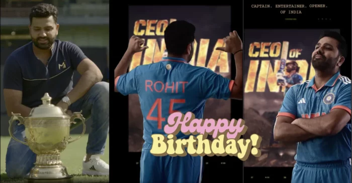 WATCH: Mumbai Indians’ MGF-inspired tribute to Rohit Sharma on his 37th birthday