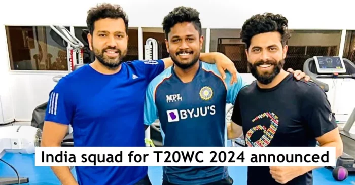 BCCI announces India squad for T20 World Cup 2024; Sanju Samson replaces KL Rahul