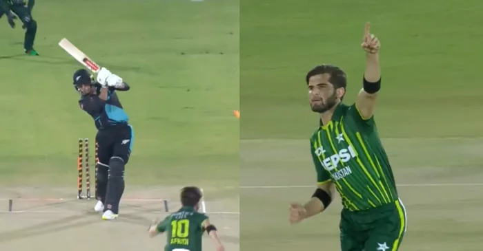 WATCH: Shaheen Afridi castles Tim Robinson with a ripper in PAK vs NZ 1st T20I