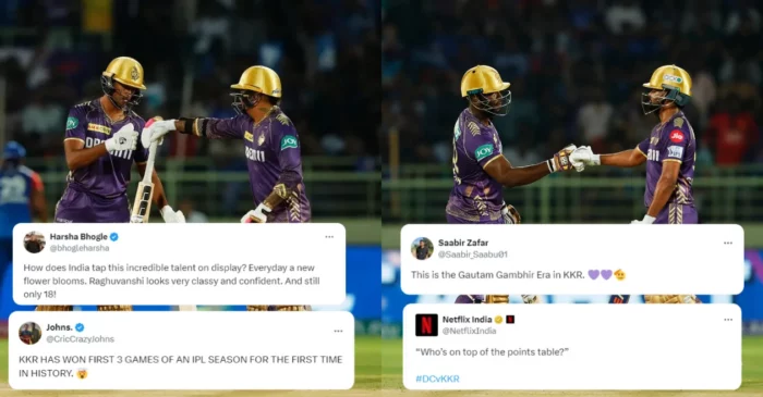 Twitter reactions: Sunil Narine, Angkrish Raghuvanshi shine as clinical KKR registers a dominant win over DC in IPL 2024