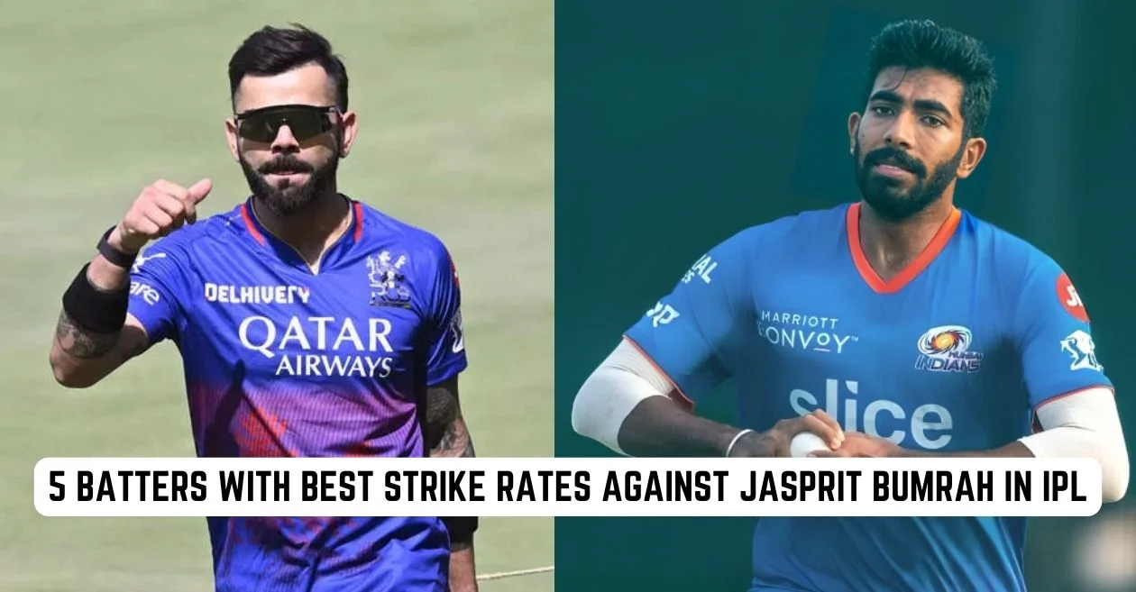 Top 5 batters with best strike rates against Jasprit Bumrah in IPL