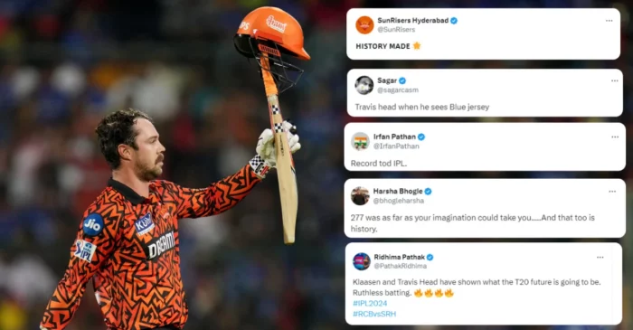 IPL 2024: Fans go berserk as Travis Head’s stunning century helps SRH post highest-ever total of tournament history in clash against RCB