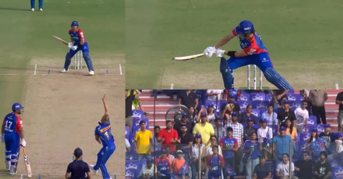 DC vs MI [WATCH]: Tristan Stubbs displays a flurry of reverse scoops in a 26 runs over onslaught against Luke Wood | IPL 2024