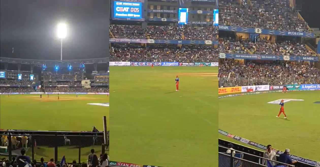 IPL 2024 [WATCH]: Virat Kohli comes up with a playful response to Wankhede crowd’s bowling call in RCB vs MI clash