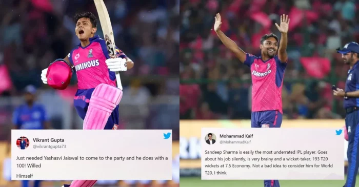 Twitter reactions: Yashasvi Jaiswal’s ton, Sandeep Sharma’s 5-fer guides RR to convincing win over MI in IPL 2024