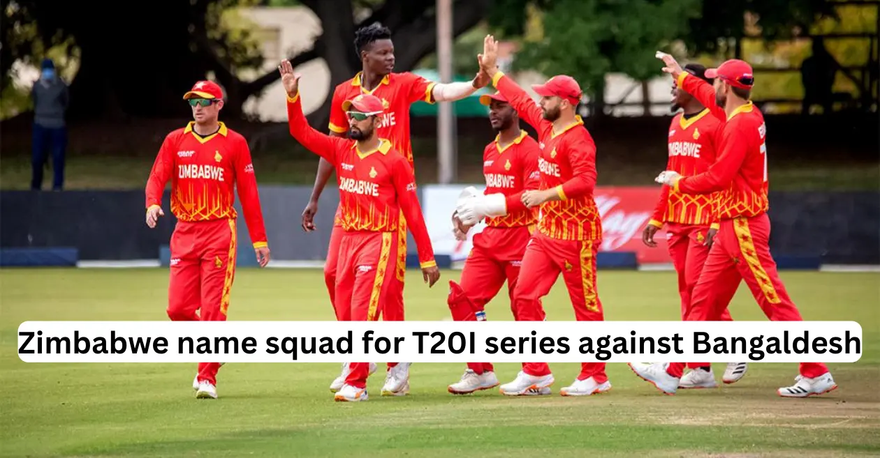 Zimbabwe name squad for T20I series against Bangaldesh
