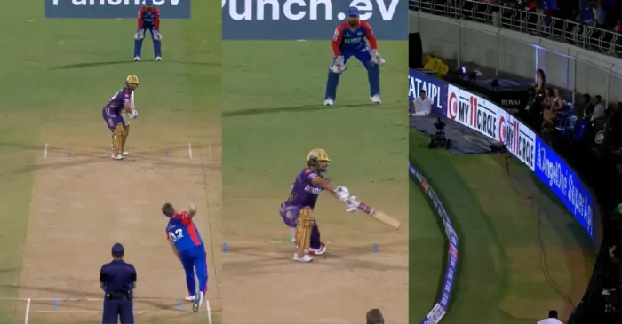 IPL 2024 [WATCH]: Rinku Singh smashes three remarkable sixes off Anrich Nortje’s bowling during DC vs KKR clash