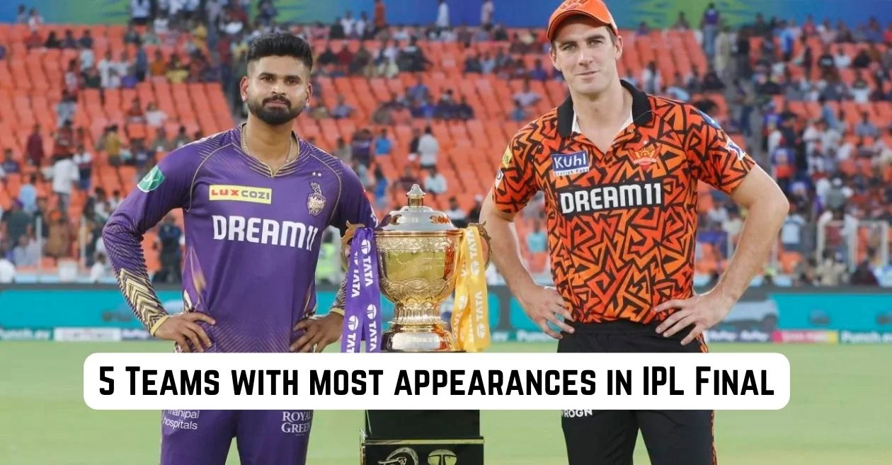 Top 5: Teams with most appearances in the Indian Premier League (IPL) final