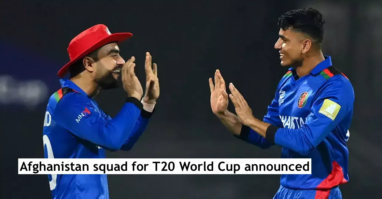 Afghanistan squad for T20 WC 2024 announced