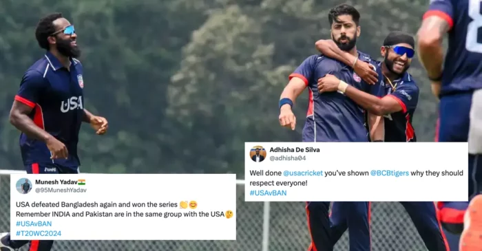 Netizens go crazy as USA register historic series win over Bangladesh ahead of T20 World Cup 2024