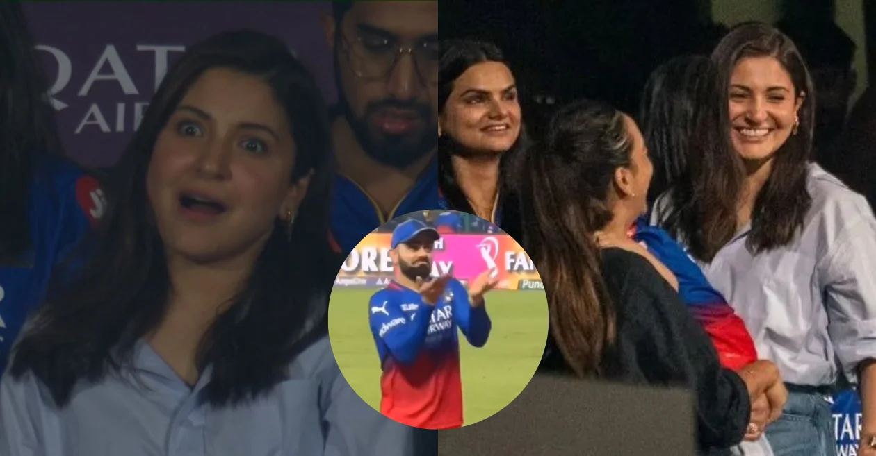 “Goofy reaction of Virat Kohli’s wife”: Netizens capture various expressions of Anushka Sharma during RCB vs GT clash | IPL 2024