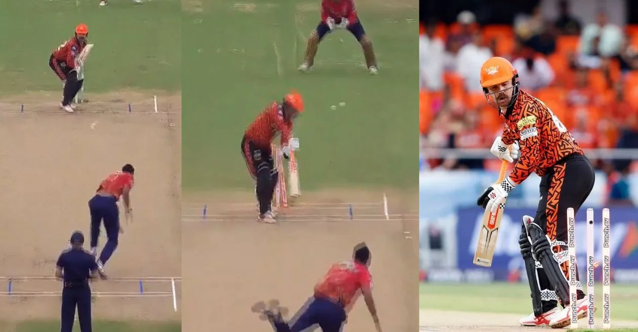 WATCH: Arshdeep Singh cleans up Travis Head for a golden duck during SRH vs PBKS clash | IPL 2024