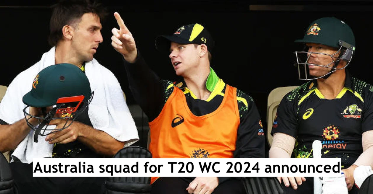 Australia squad for T20 WC 2024 announced