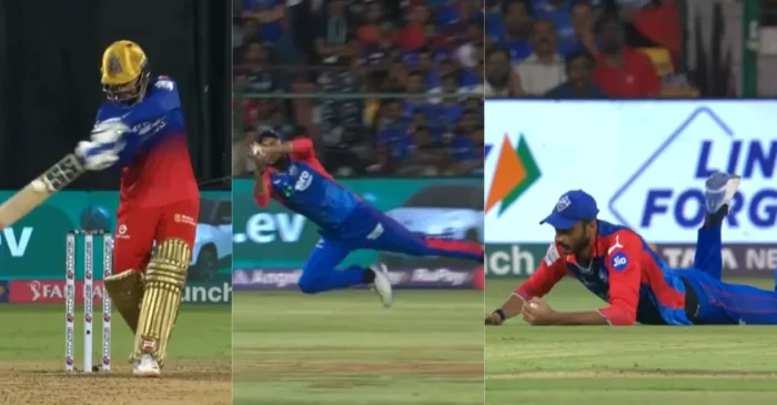 IPL 2024 [WATCH]: Axar Patel unleashes sharp reflexes to take a stunning catch of Rajat Patidar in RCB vs DC match