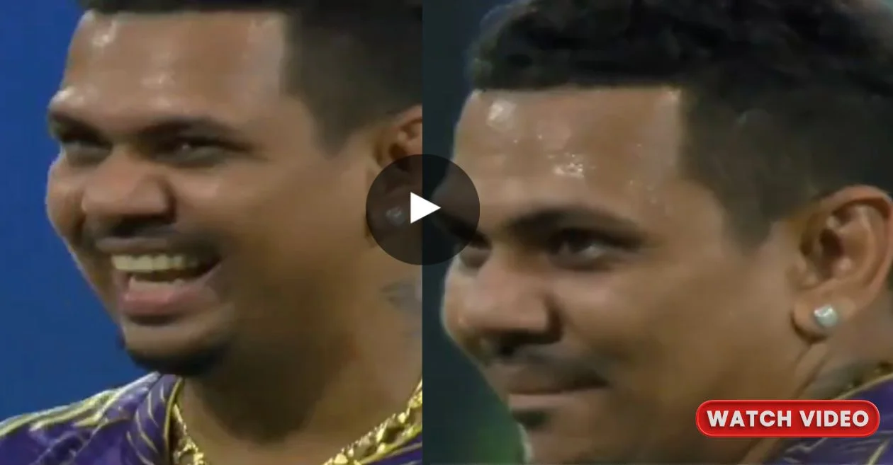 Sunil Narine breaks into a rare smile after dismissing Ayush Badoni in LSG vs KKR match | IPL 2024