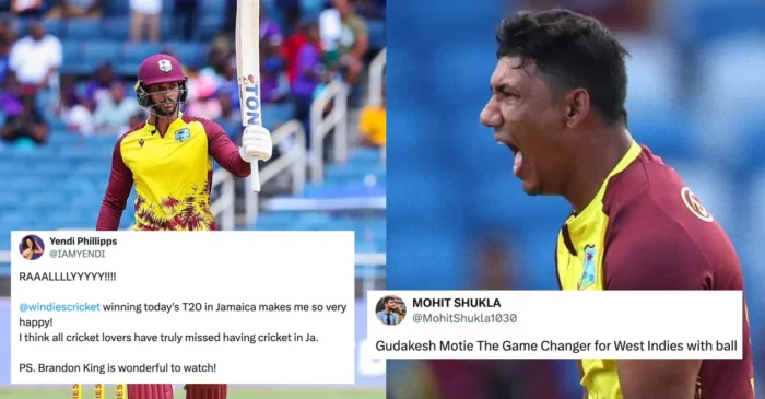 Twitter reactions: Brandon King, Gudakesh Motie shine as West Indies thump South Africa in 1st T20I