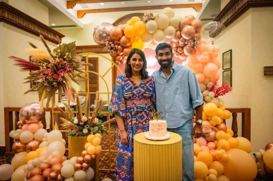 Bumrah's birthday post for Sanjana