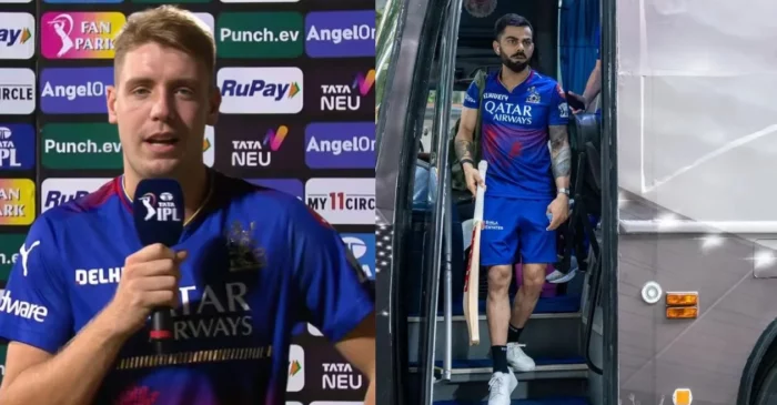 IPL 2024: Cameron Green reveals why Virat Kohli is always the first to board the RCB team bus
