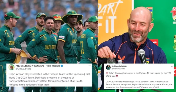Fans slam CSA for picking just one black player in South Africa’s T20 World Cup 2024 squad