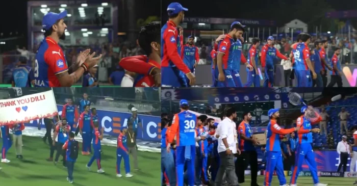 WATCH: Rishabh Pant and other DC players take a lap of honour in the final game at Arun Jaitley Stadium | IPL 2024
