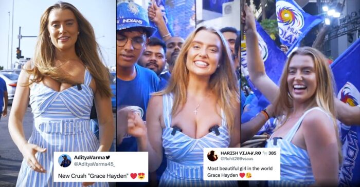 ‘Most beautiful girl in the world’: Fans enthralled by Matthew Hayden’s daughter Grace’s appearance at Wankhede | IPL 2024