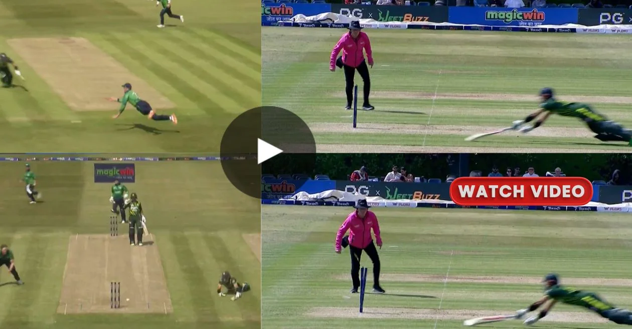 IRE vs PAK [WATCH]: Harry Tector hits the target to dismiss Mohammad Rizwan in the first T20I