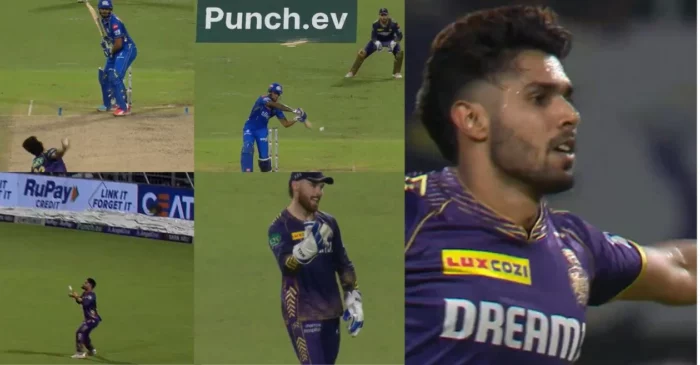 IPL 2024 [WATCH]: Harshit Rana keeps his cool in the final over as KKR outplays MI