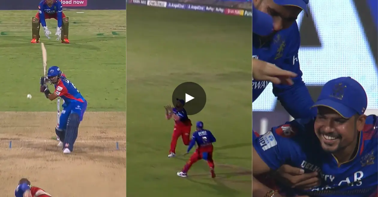 Karn Sharma’s Incredible Diving Catch Leads to Shai Hope’s Dismissal in the thrilling RCB vs DC Match at IPL 2024 [WATCH]