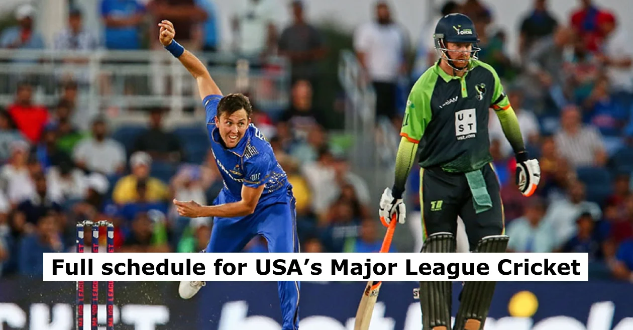 Major League Cricket announces the complete schedule for MLC 2024