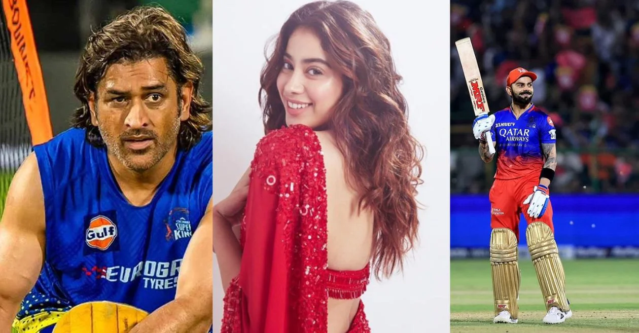 Bollywood actress Janhvi Kapoor picks between MS Dhoni’s helicopter shot and Virat Kohli’s cover drive