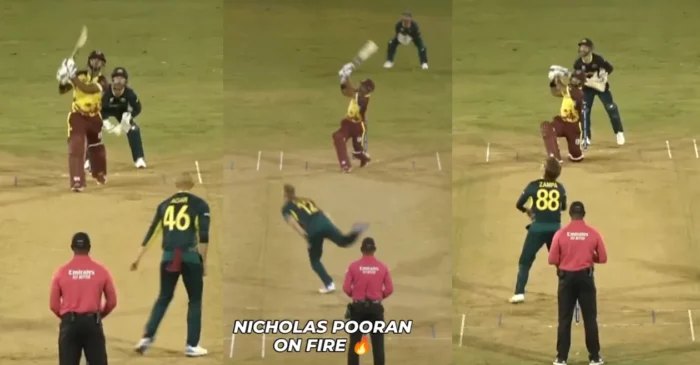 WATCH: Nicholas Pooran pummels Australia with 8 gigantic sixes in dominant T20 World Cup Warm-up display
