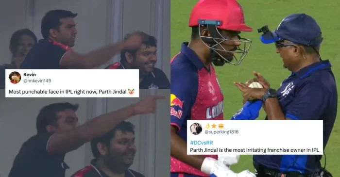 IPL 2024: Netizens slam Parth Jindal for his animated ‘Out hai’ reaction over Sanju Samson | DC vs RR