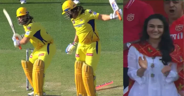 IPL 2024 [WATCH]: Preity Zinta’s reaction on MS Dhoni’s golden duck against PBKS goes viral