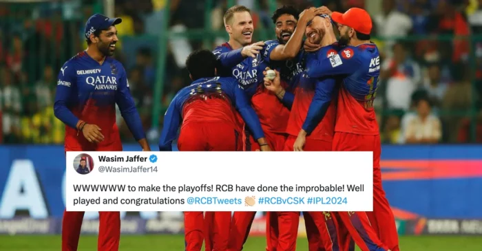 Twitter erupts as RCB knocks CSK out to reach the IPL 2024 playoffs