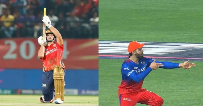 IPL 2024 [WATCH]: Virat Kohli teases Rilee Rossouw’s wicket with a ‘gun celebration’ during PBKS vs RCB clash