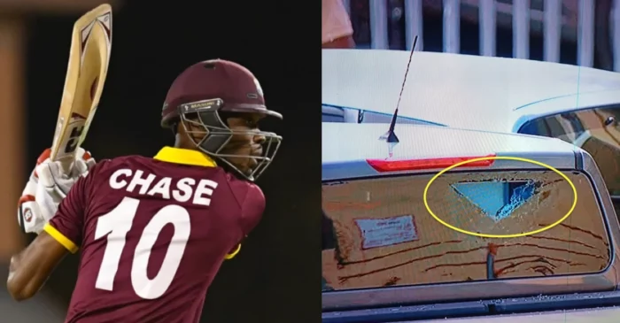 Roston Chase’s monstrous six shatters car window as West Indies thump South Africa in 2nd T20I