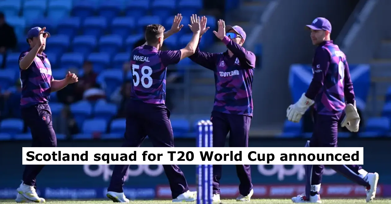 Scotland announces squad for T20 World Cup 2024; Michael Jones and Brad Wheal return