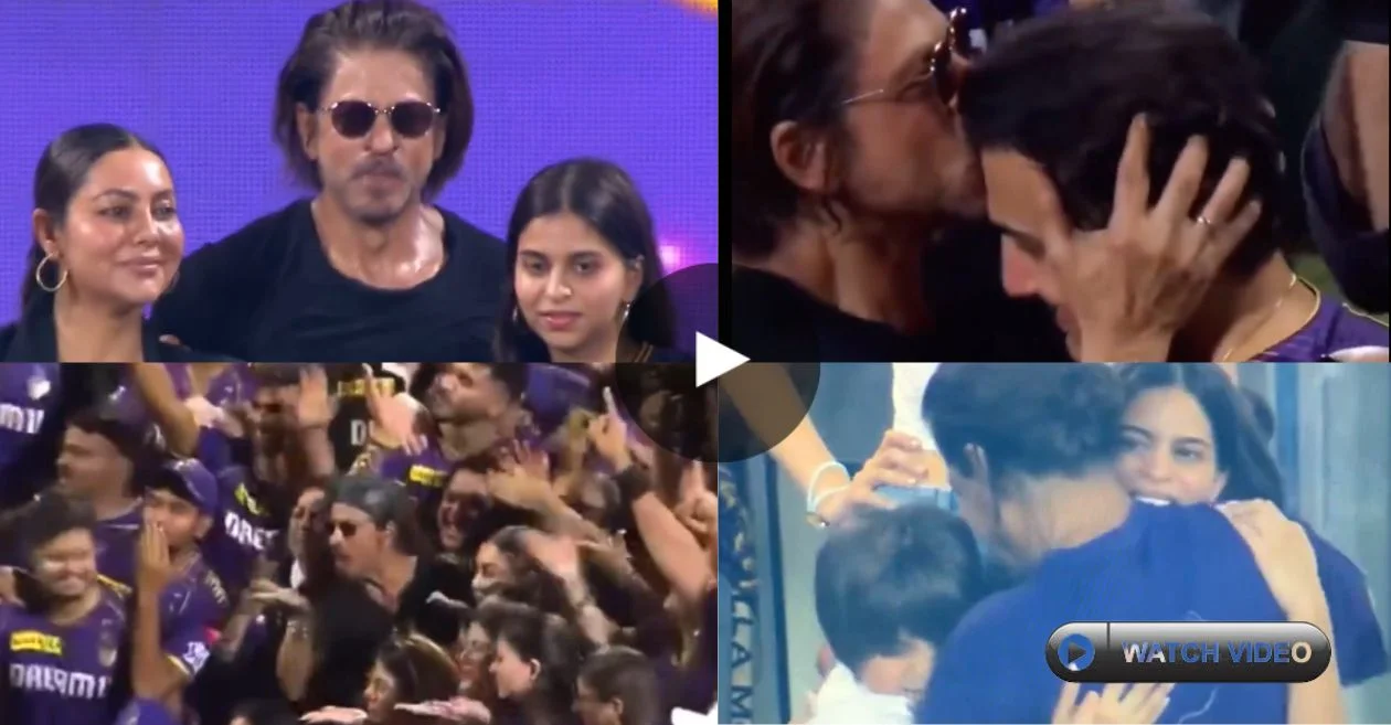 VIDEO: Shah Rukh Khan Gets Emotional as KKR Wins IPL 2024, Celebrates with Daughter Suhana and Hugs Gautam Gambhir