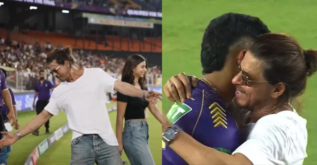 IPL 2024 [WATCH]: Shah Rukh Khan recreates his iconic pose after KKR’s triumphant victory over SRH in the Qualifier 1