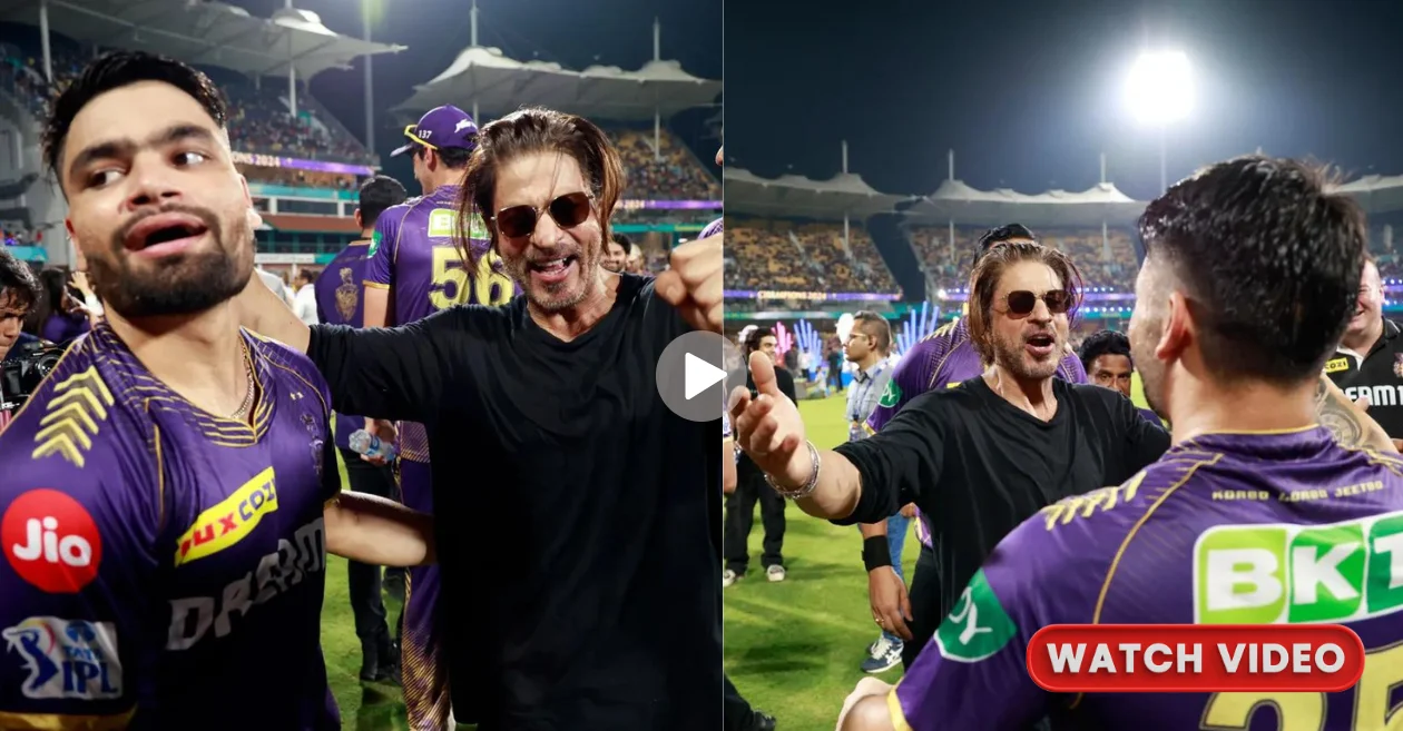 Shah Rukh Khan and Rinku Singh steal the spotlight with ‘God’s Plan’ moment after KKR’s IPL 2024 victory