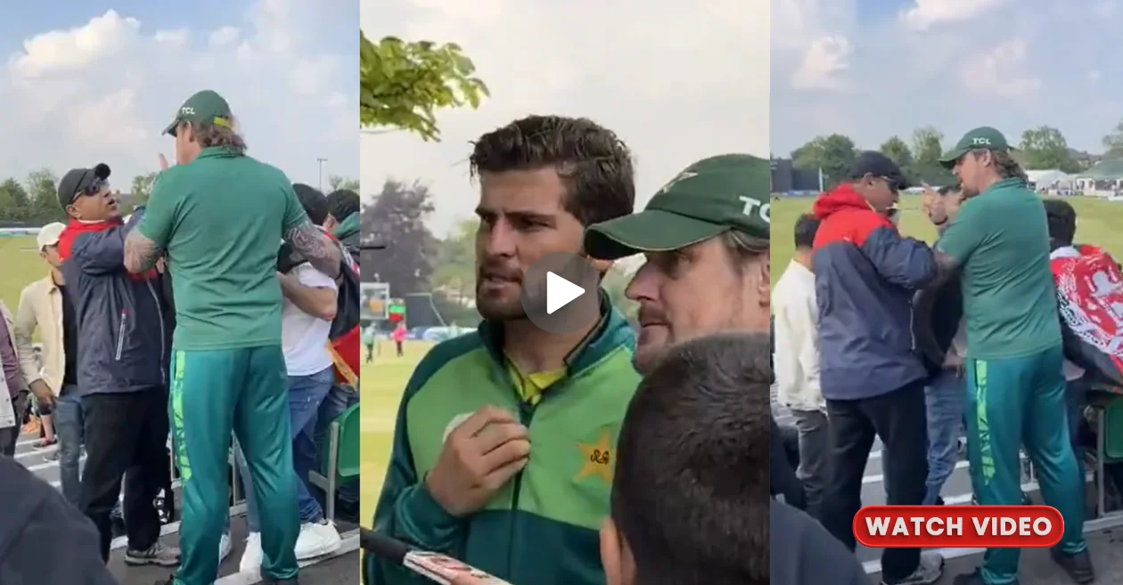Shaheen Afridi Confronts Afghan Fan Over Alleged Misconduct Ahead of 2nd T20I: IRE vs PAK [VIDEO]